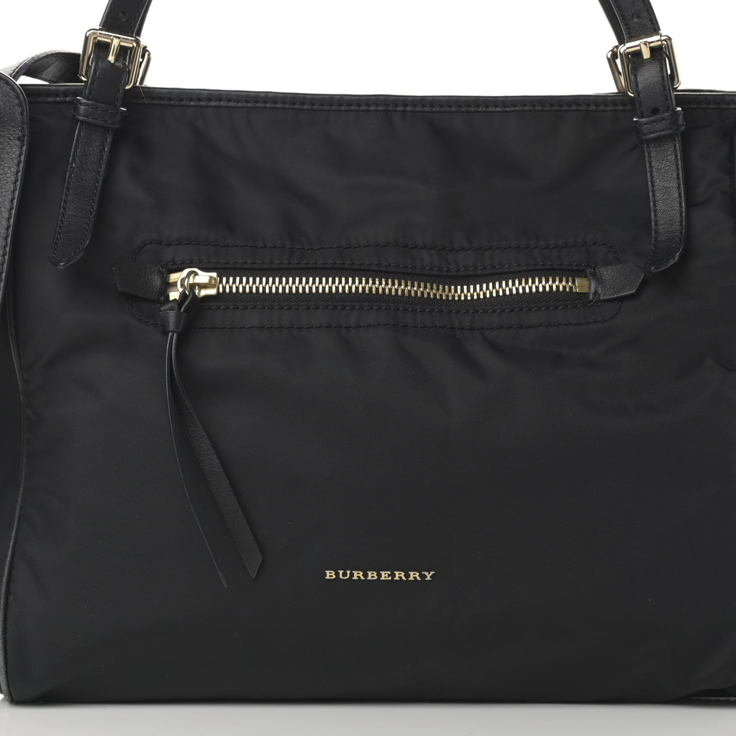 Nylon House Check Diaper Tote Black