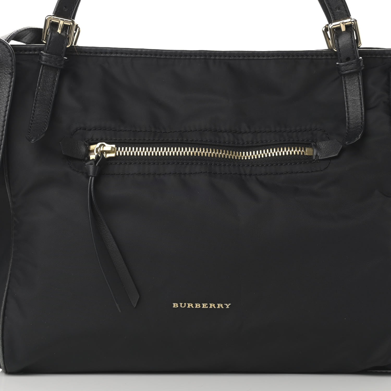 Burberry Nylon House Check Diaper Tote Black 9 of 15
