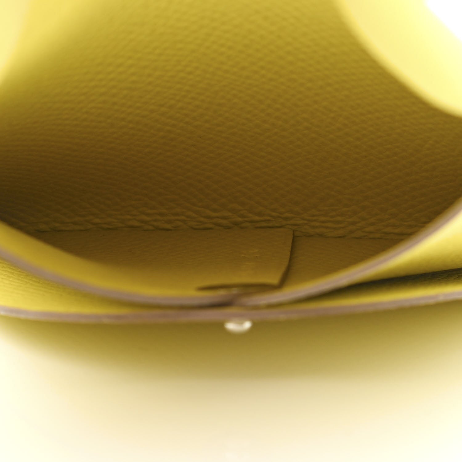 Hermes Epsom Bastia Coin Purse Lime 5 of 7