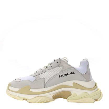 Balenciaga Fabric Mesh Mens Triple S Sneakers 42 White 1 of 8