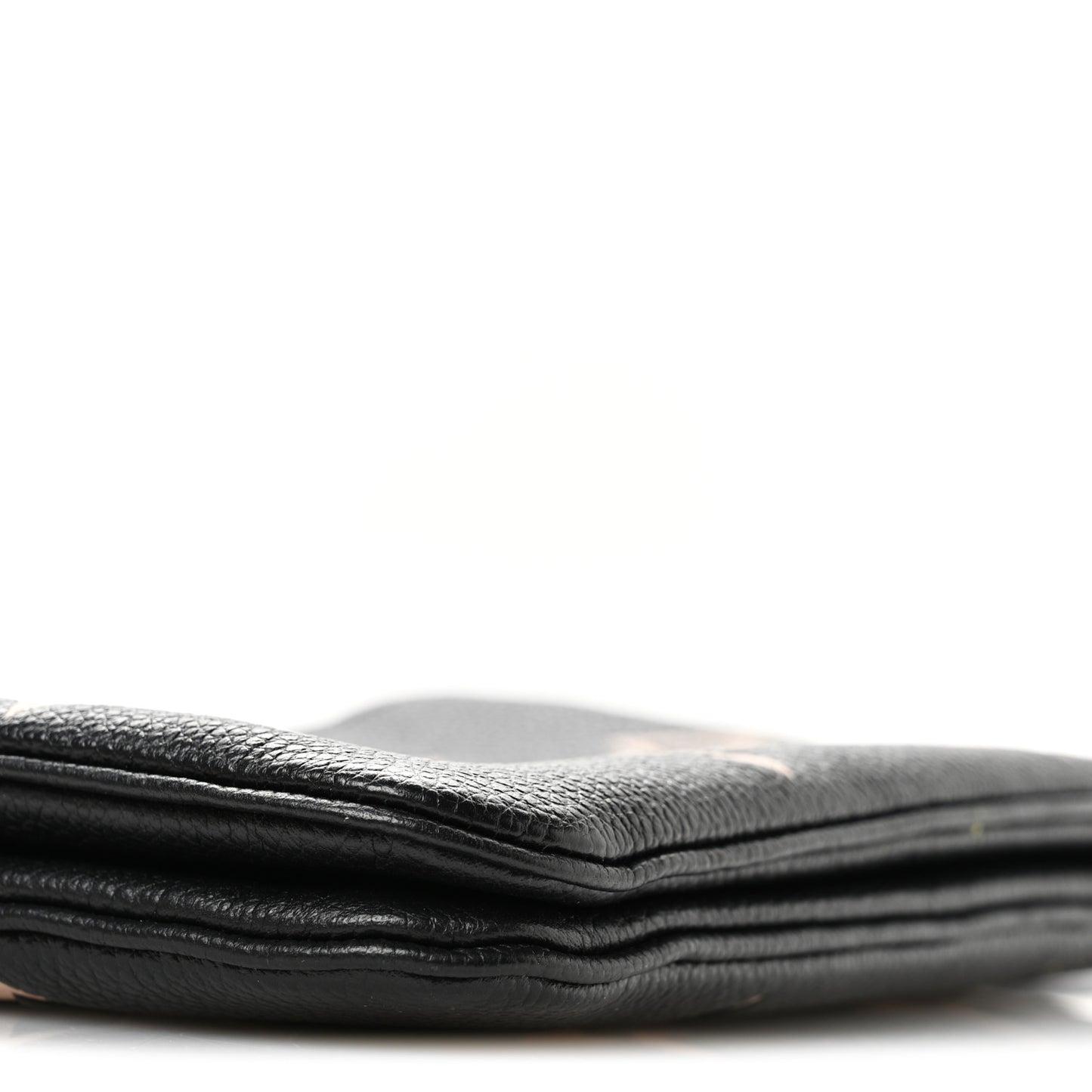 Empreinte Monogram Giant Double Zip Pochette Black Cream