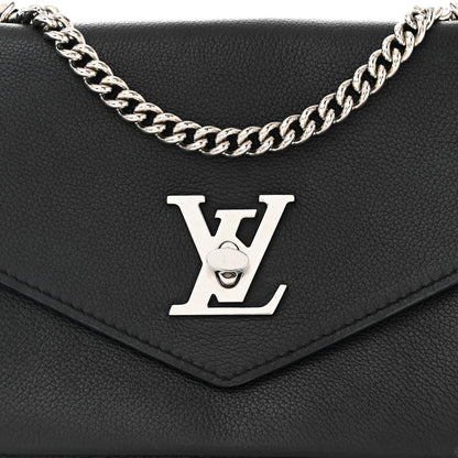 Louis Vuitton Soft Calfskin My Lockme Chain Bag BB Black 8 of 10