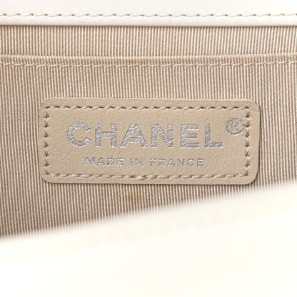 Chanel Patent Quilted Medium Boy Flap White 5 of 11