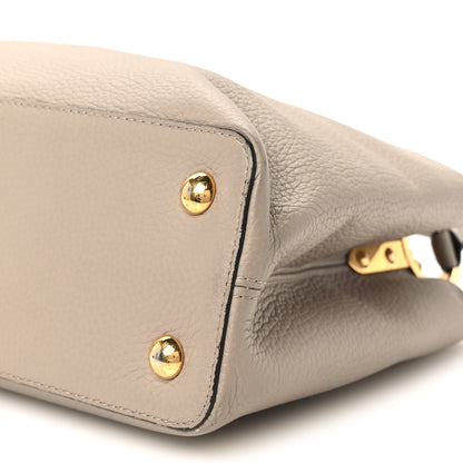 Louis Vuitton Taurillon Capucines PM Galet 9 of 9