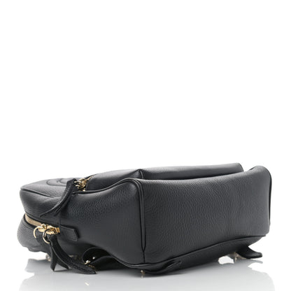 Gucci Pebbled Calfskin Soho Chain Backpack Black 4 of 9