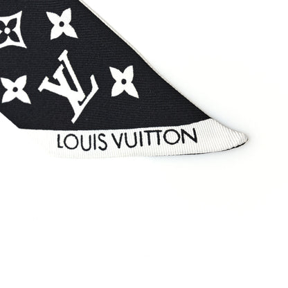 Louis Vuitton Silk Monogram Infinity BB Bandeau White Black 3 of 4