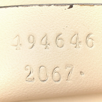 Gucci Calfskin Super Mini Sylvie Chain Shoulder Bag White 7 of 12