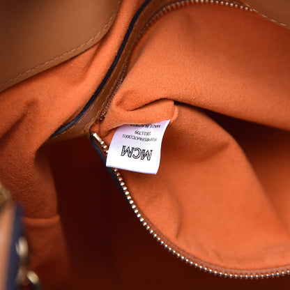 MCM Visetos Large Patricia Hobo Cognac 7 of 7