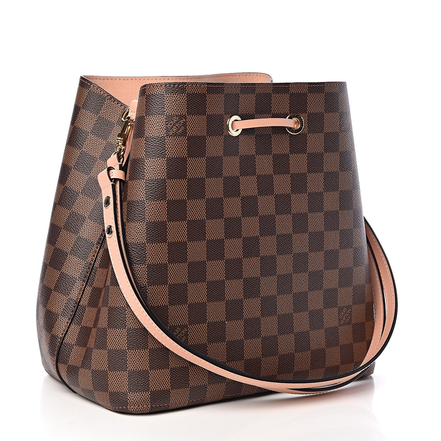 Damier Ebene Neonoe MM Venus Pink