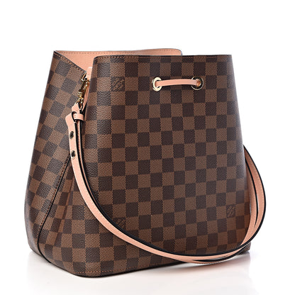 Louis Vuitton Damier Ebene Neonoe MM Venus Pink 3 of 10