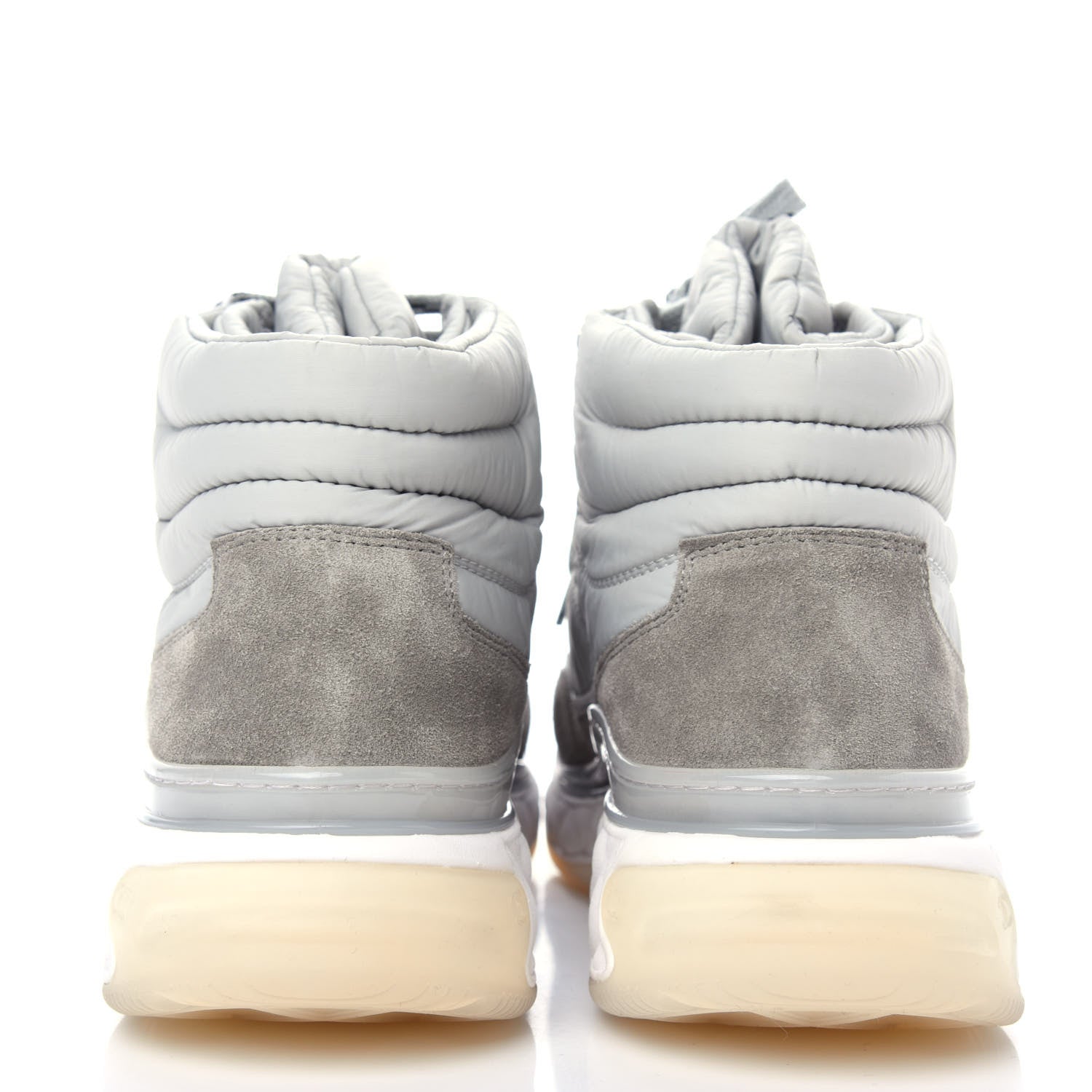 Chanel Fabric Suede Womens CC Sneakers 39 Grey 7 of 11