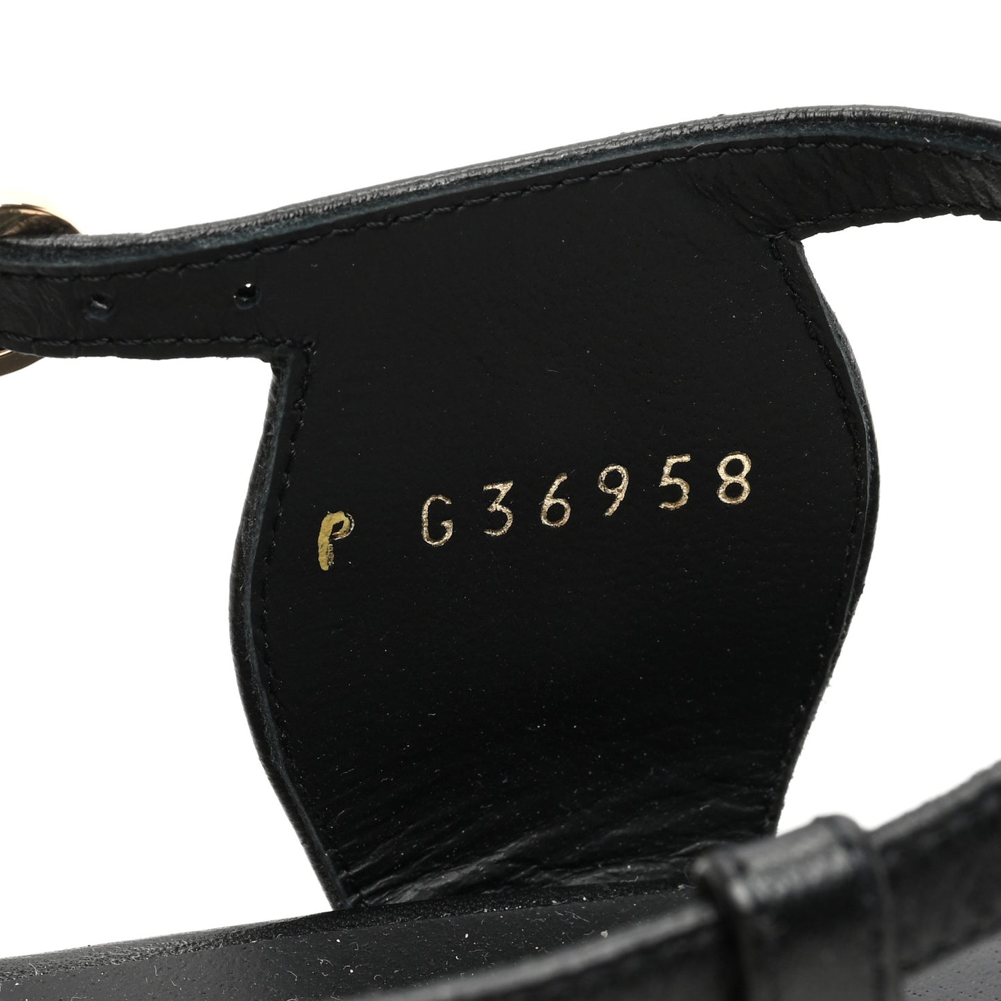 Lambskin CC Flat Sandals 36 Black