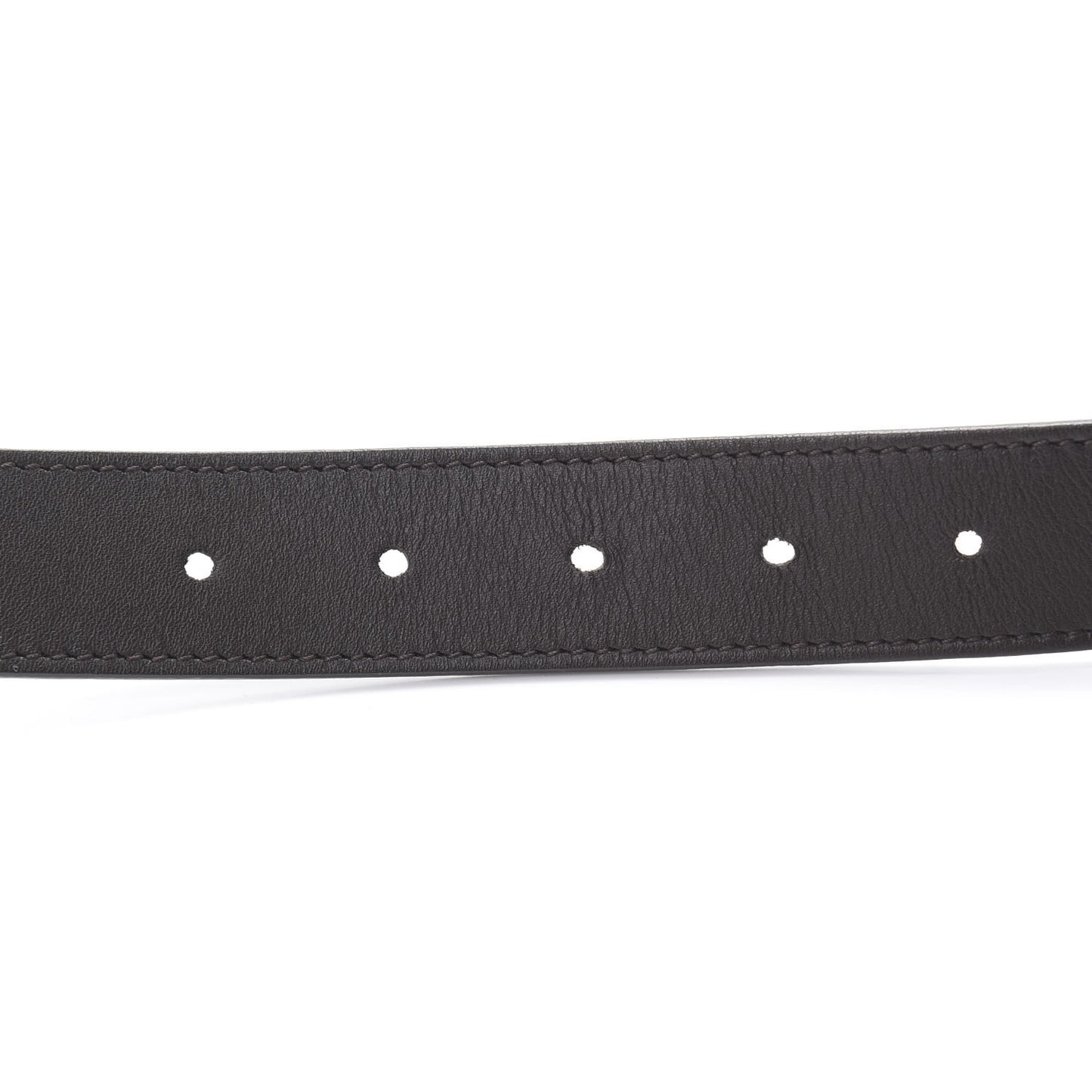 Moon Calfskin Double G 30mm Belt 85 34 Dark Cocoa