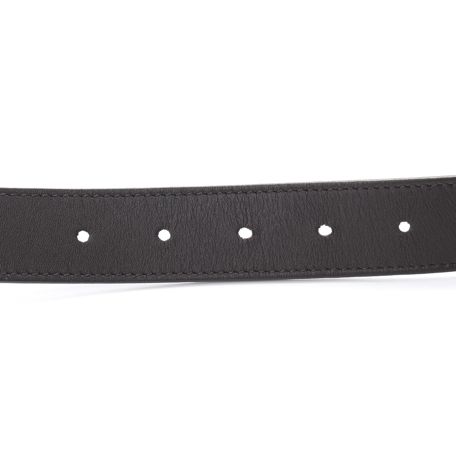 Gucci Moon Calfskin Double G 30mm Belt 85 34 Dark Cocoa 4 of 7