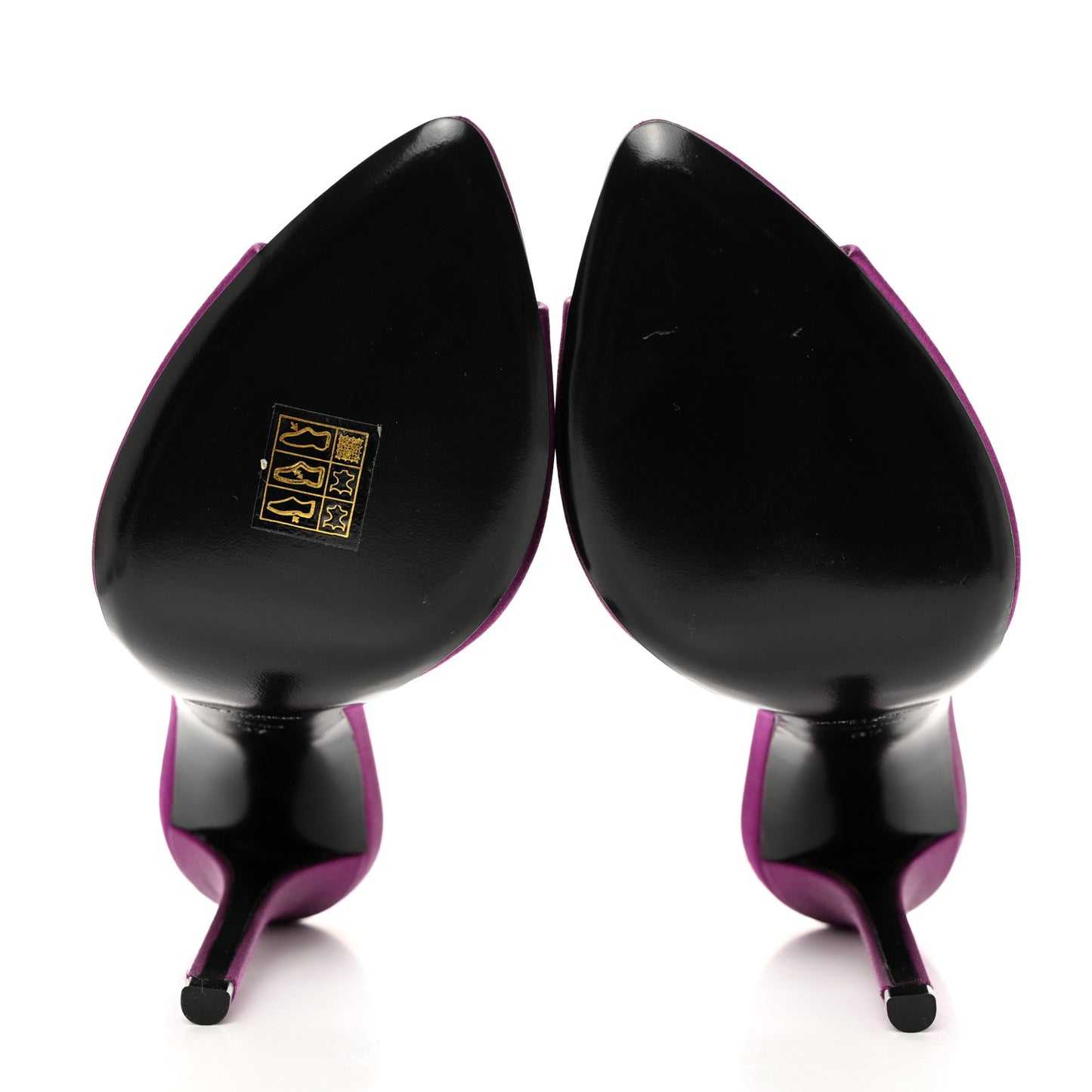Satin Goldie Mule Sandal 37 Cyclamen