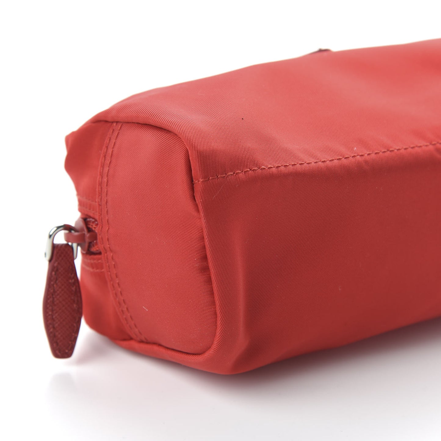 Tessuto Nylon Vela Cosmetic Pouch Rosso
