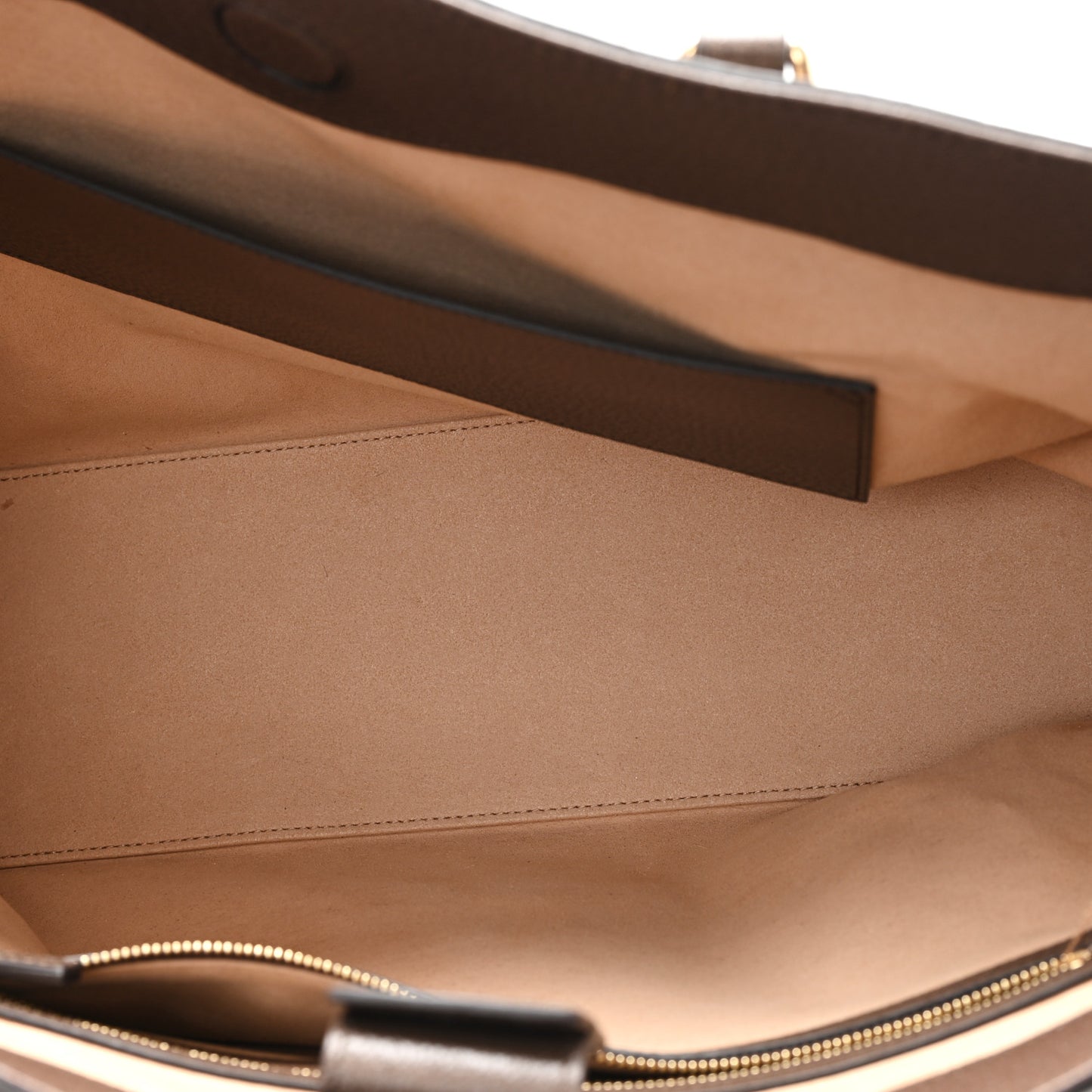 GG Supreme Monogram Medium Ophidia Shopping Tote Brown