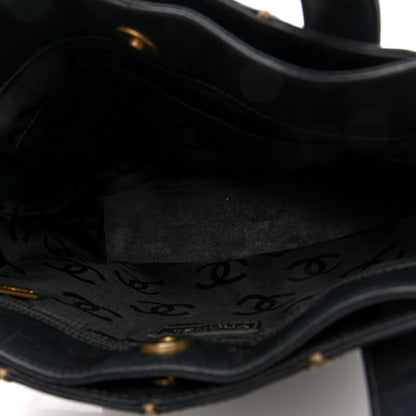 Chanel Calfskin Wild Stitch Tote Black 5 of 9