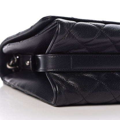 Chanel Goatskin Quilted Large City Rock Flap Navy 9 of 11