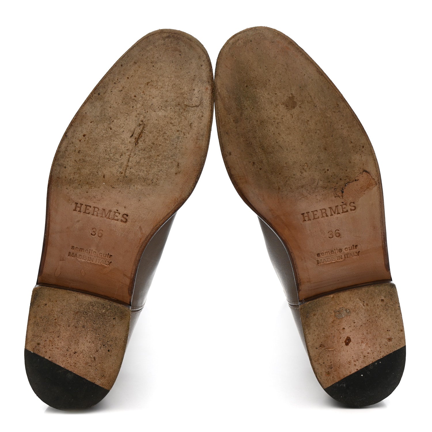 Hermes Swift Kelly Jumping Boots 36 Etoupe 6 of 9