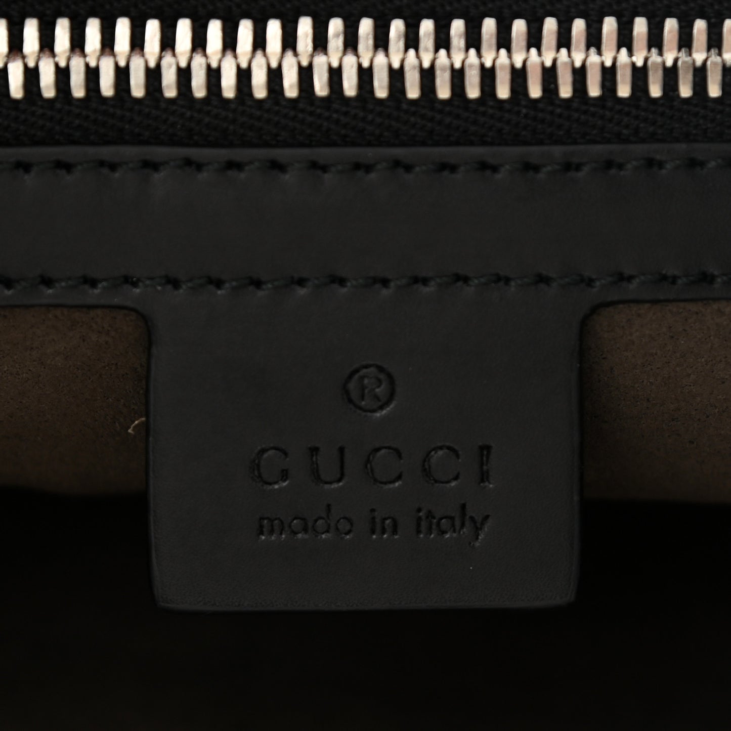 GG Supreme Monogram Mens Wristlet Black