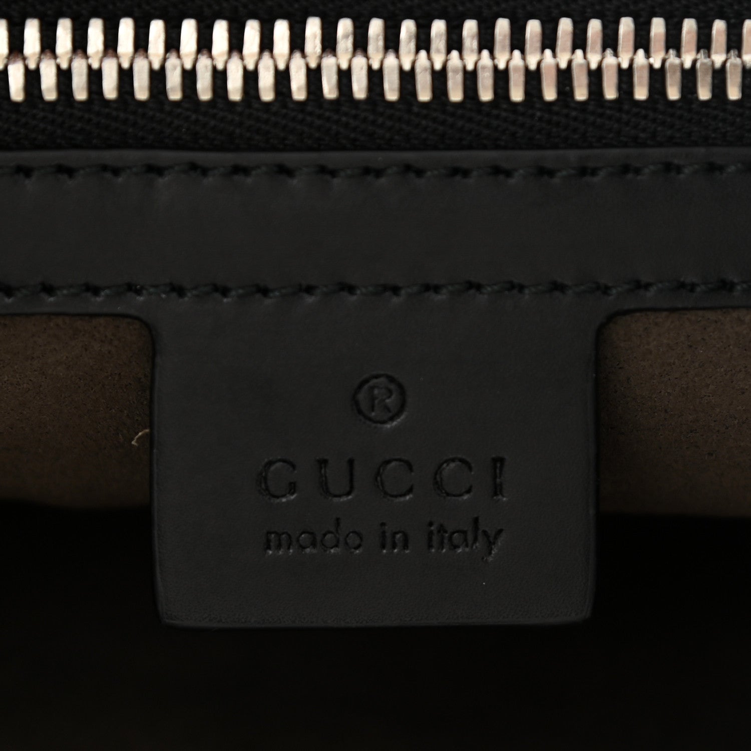 Gucci GG Supreme Monogram Mens Wristlet Black 6 of 7