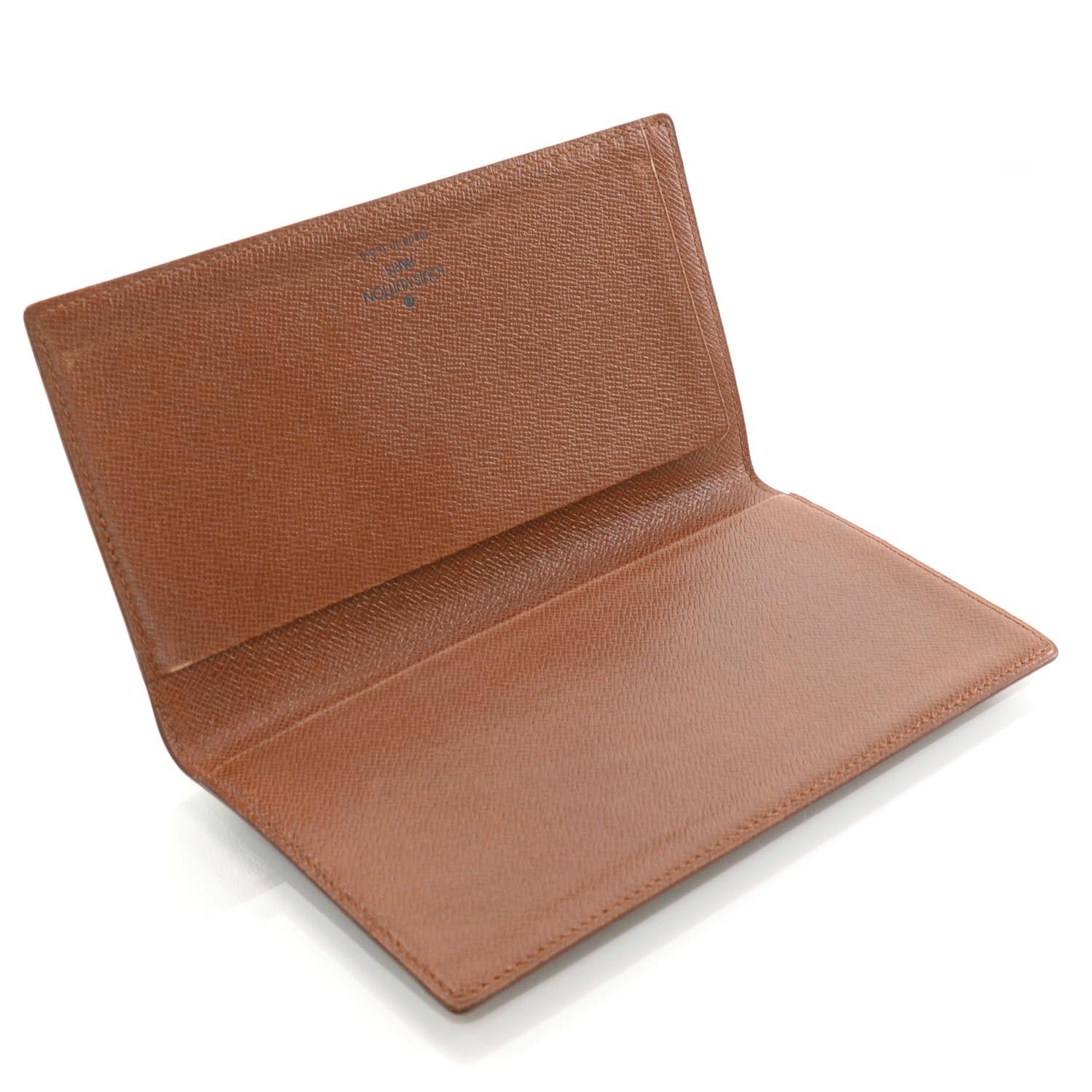 Louis Vuitton Monogram Simple Checkbook Holder Wallet 6 of 8