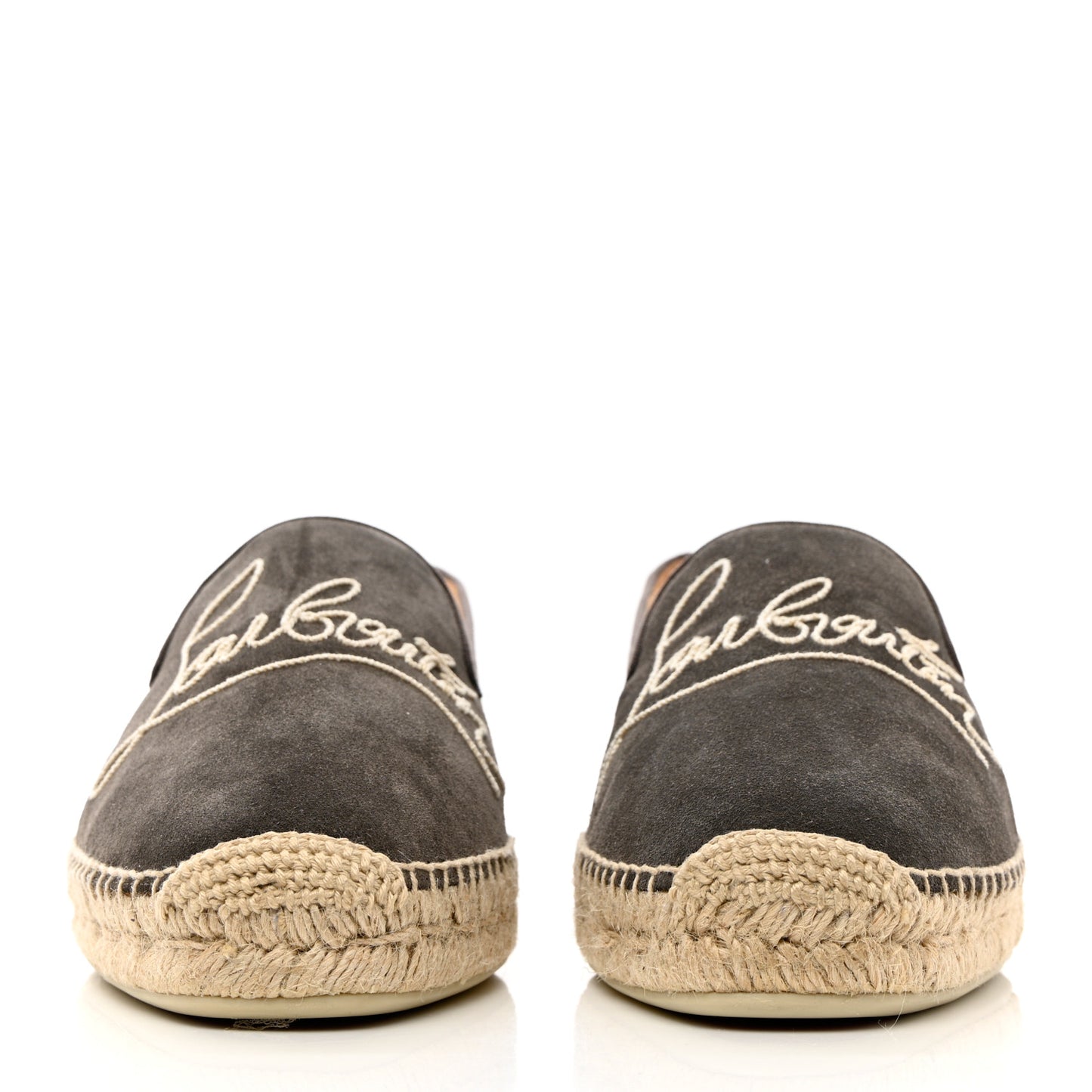 Suede Mens Nanou Flat Espadrilles 44 Brown