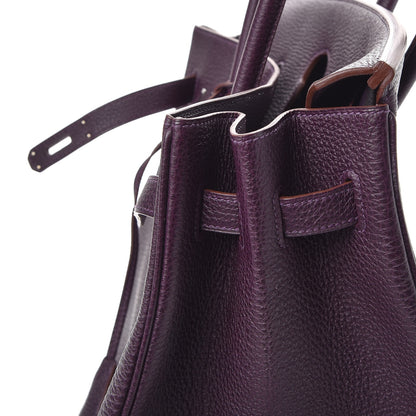 Hermes Togo Birkin 35 Raisin 35 of 37
