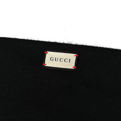 Gucci Cashmere GG Monogram Gem Lux Scarf Black 3 of 4