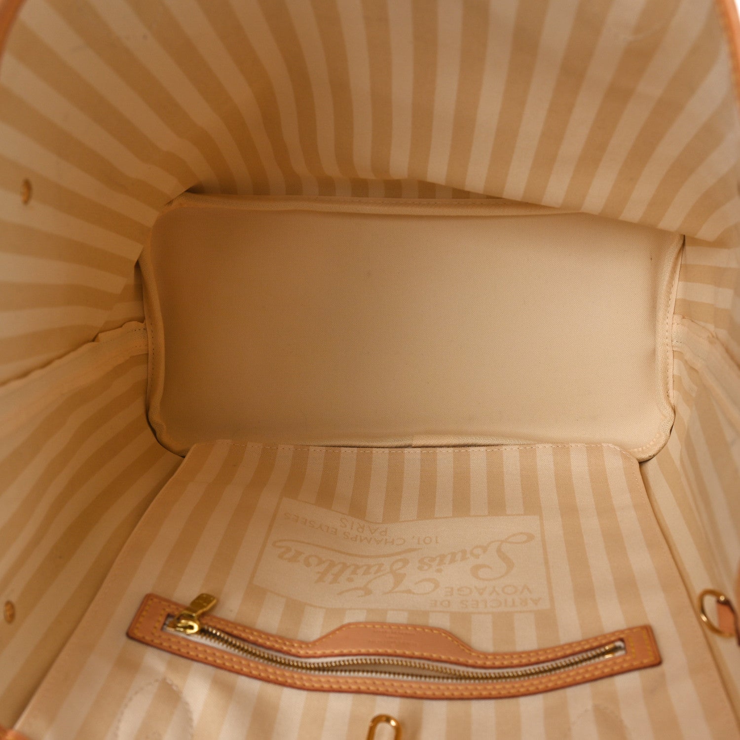 Louis Vuitton Monogram Rayures Neverfull MM 5 of 9