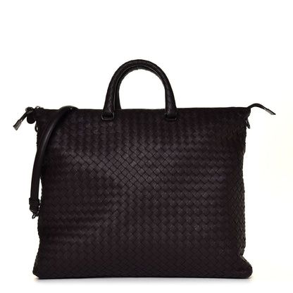 Bottega Veneta Nappa Intrecciato Medium Convertible Tote Ebano 1 of 4