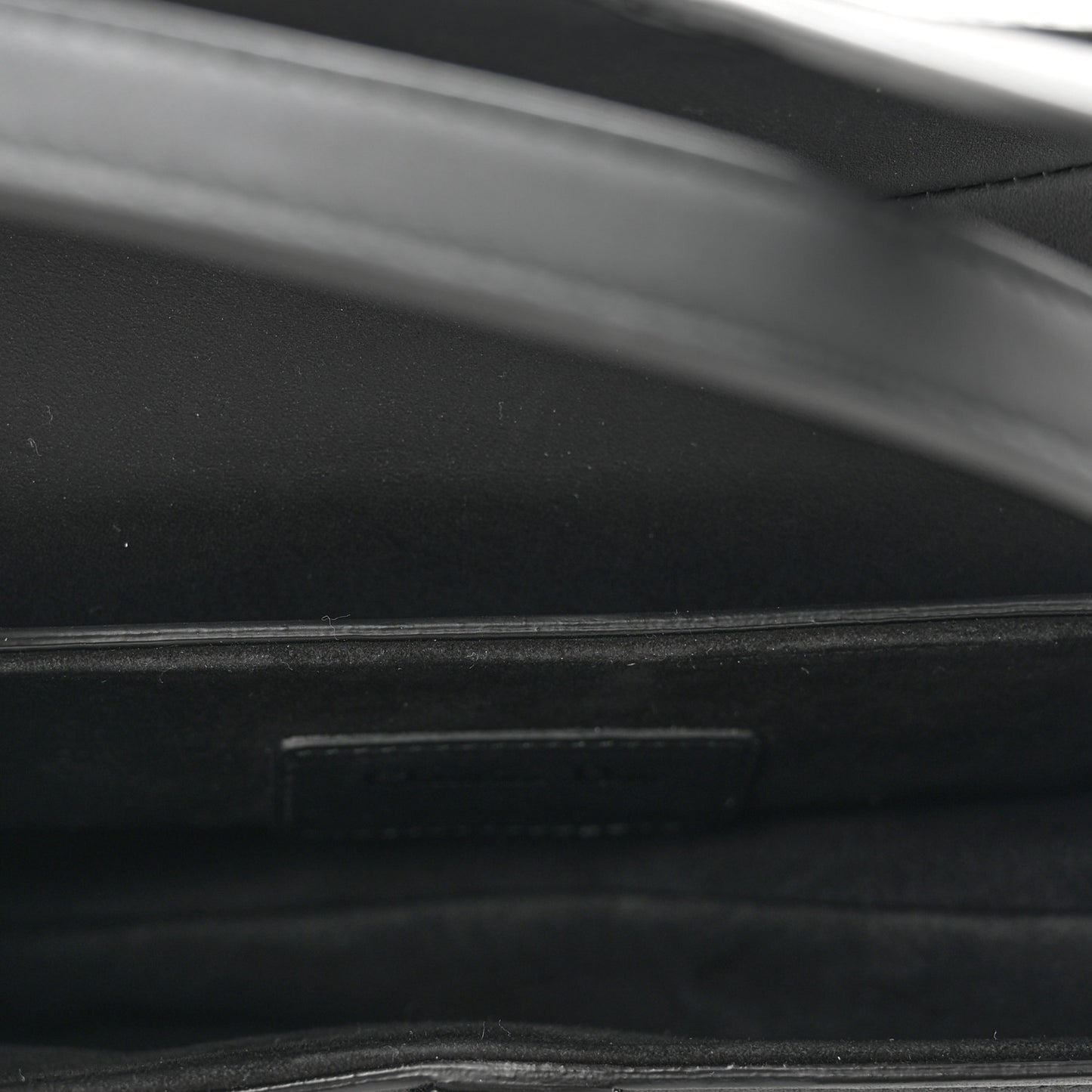 Ultra Matte Calfskin Mini Saddle Bag Black