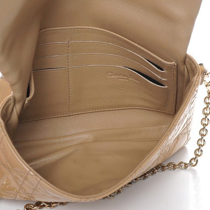 Christian Dior Patent Cannage New Lock Pouch Beige 6 of 8