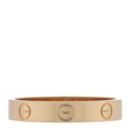 Cartier 18K Yellow Gold 3.5mm LOVE Wedding Band Ring 56 7.5 1 of 5