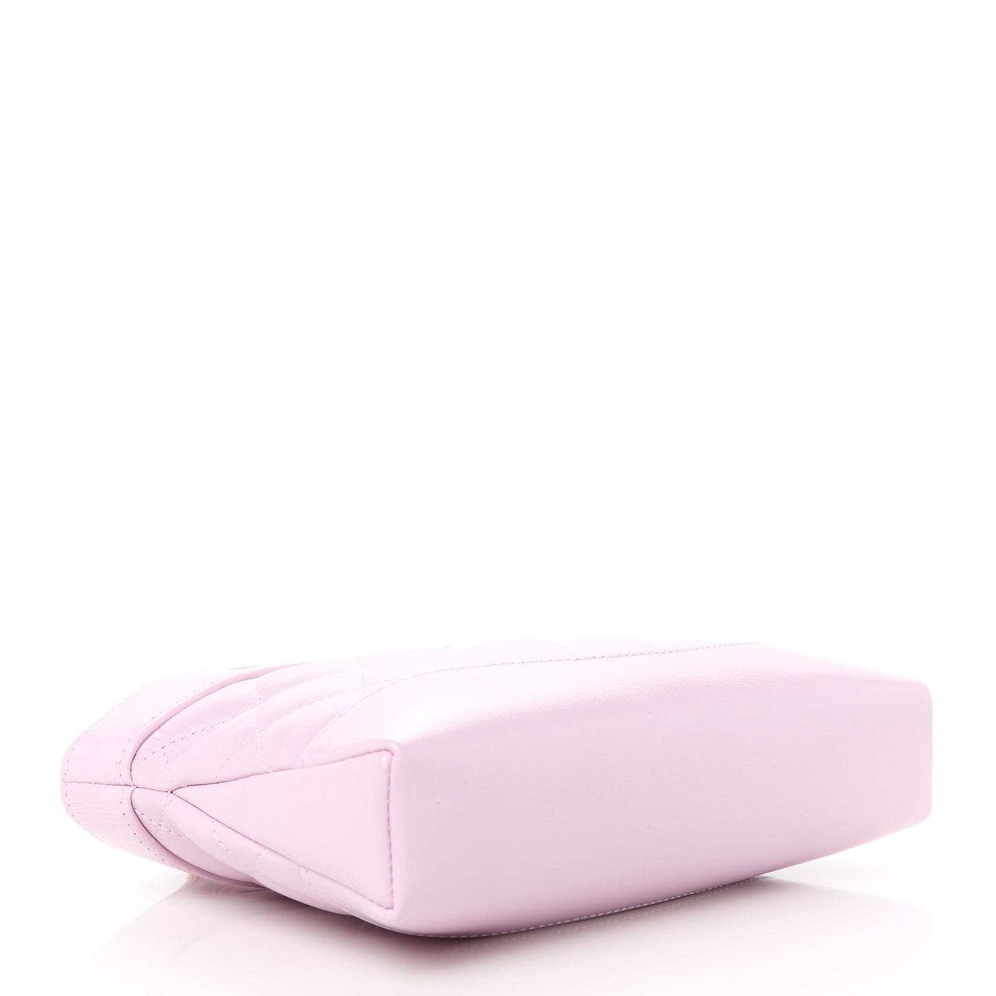 Shiny Crumpled Calfskin Quilted Nano 31 Shopping Bag Light Pink