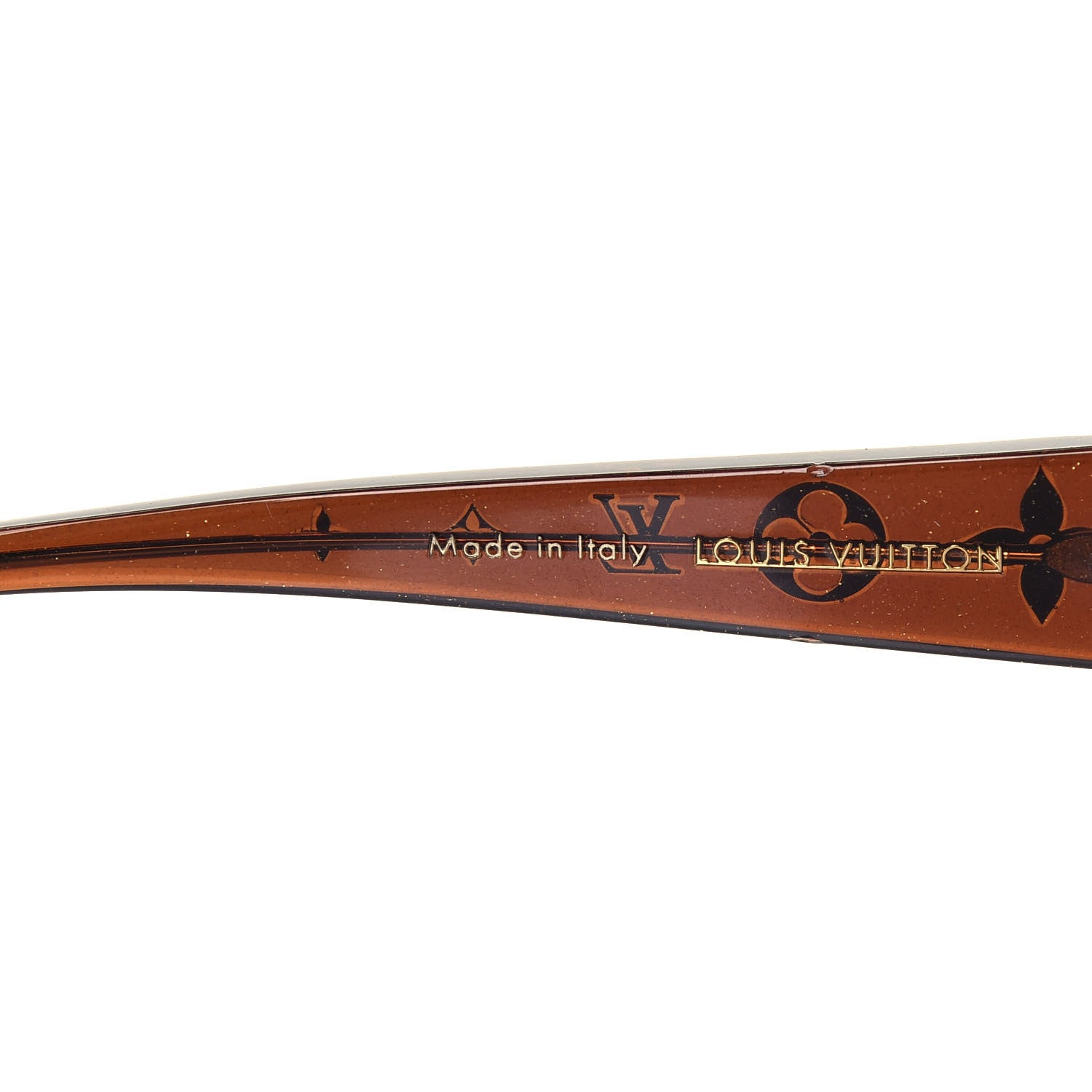 Louis Vuitton Acetate Obsession GM Sunglasses Z0459W Brown Glitter 5 of 7