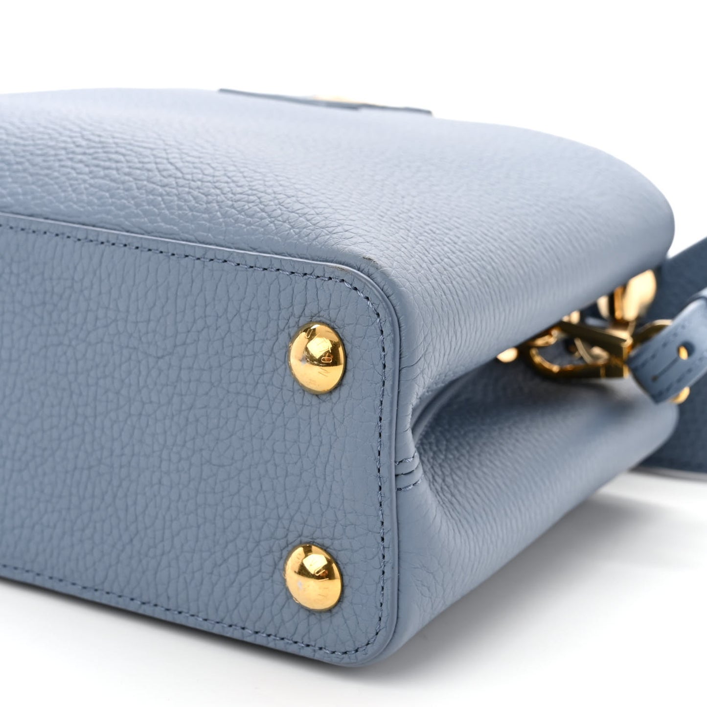 Taurillon Scrunchie Capucines BB Blue