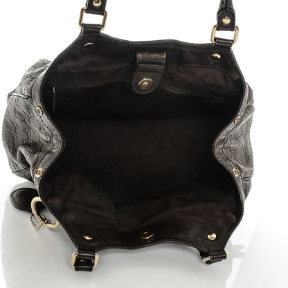 Gucci Guccissima Medium Sukey Tote Chocolate 5 of 6