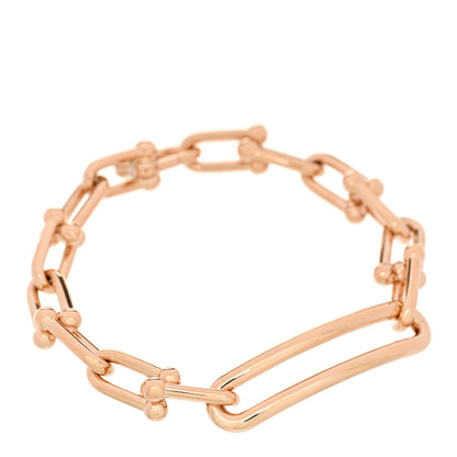 Tiffany 18K Rose Gold Extra Large HardWear Link Bracelet 1 of 4