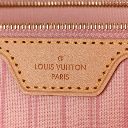 Louis Vuitton Damier Azur Neo Neverfull GM Rose Ballerine 7 of 9