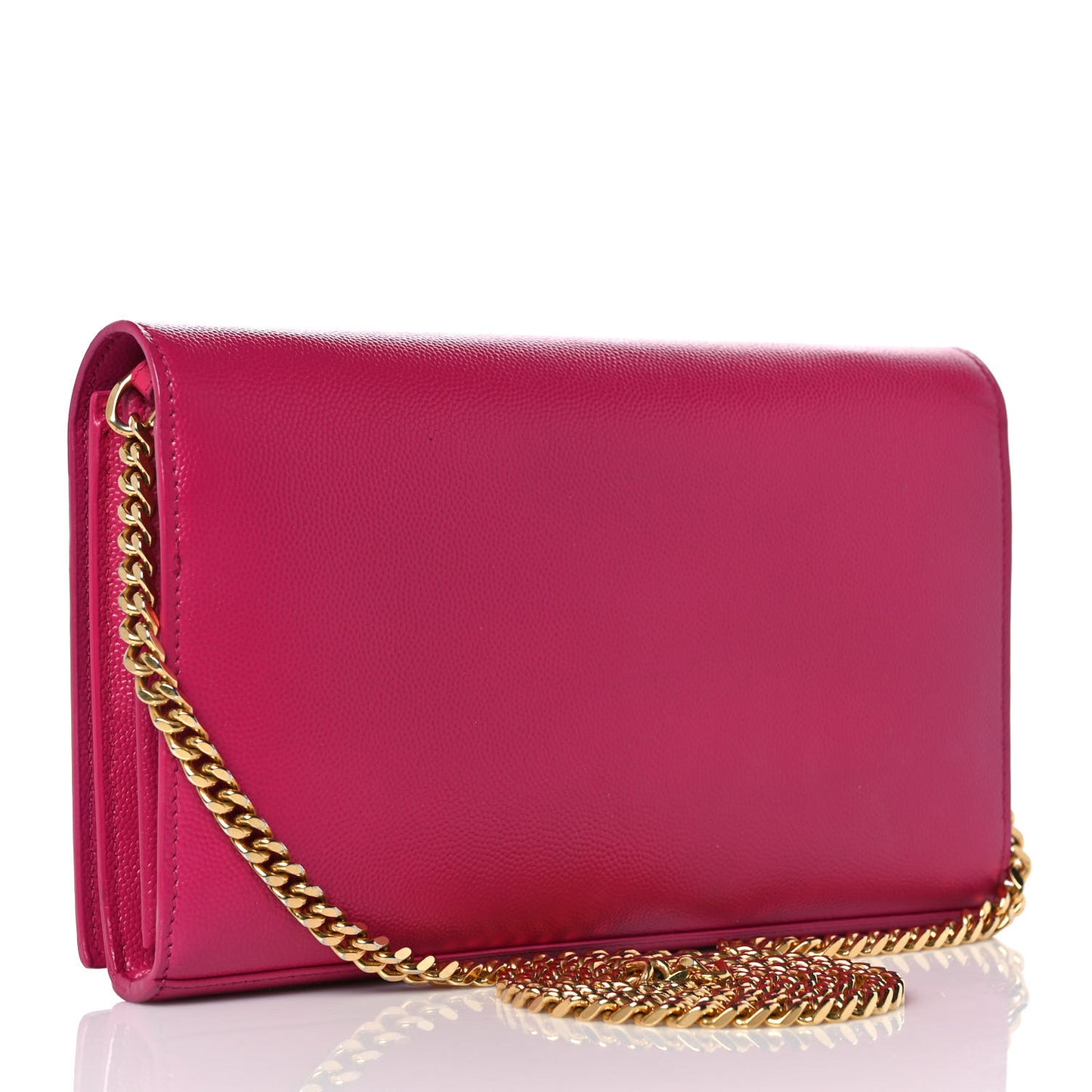Grain De Poudre Monogram Chain Wallet Bubblegum