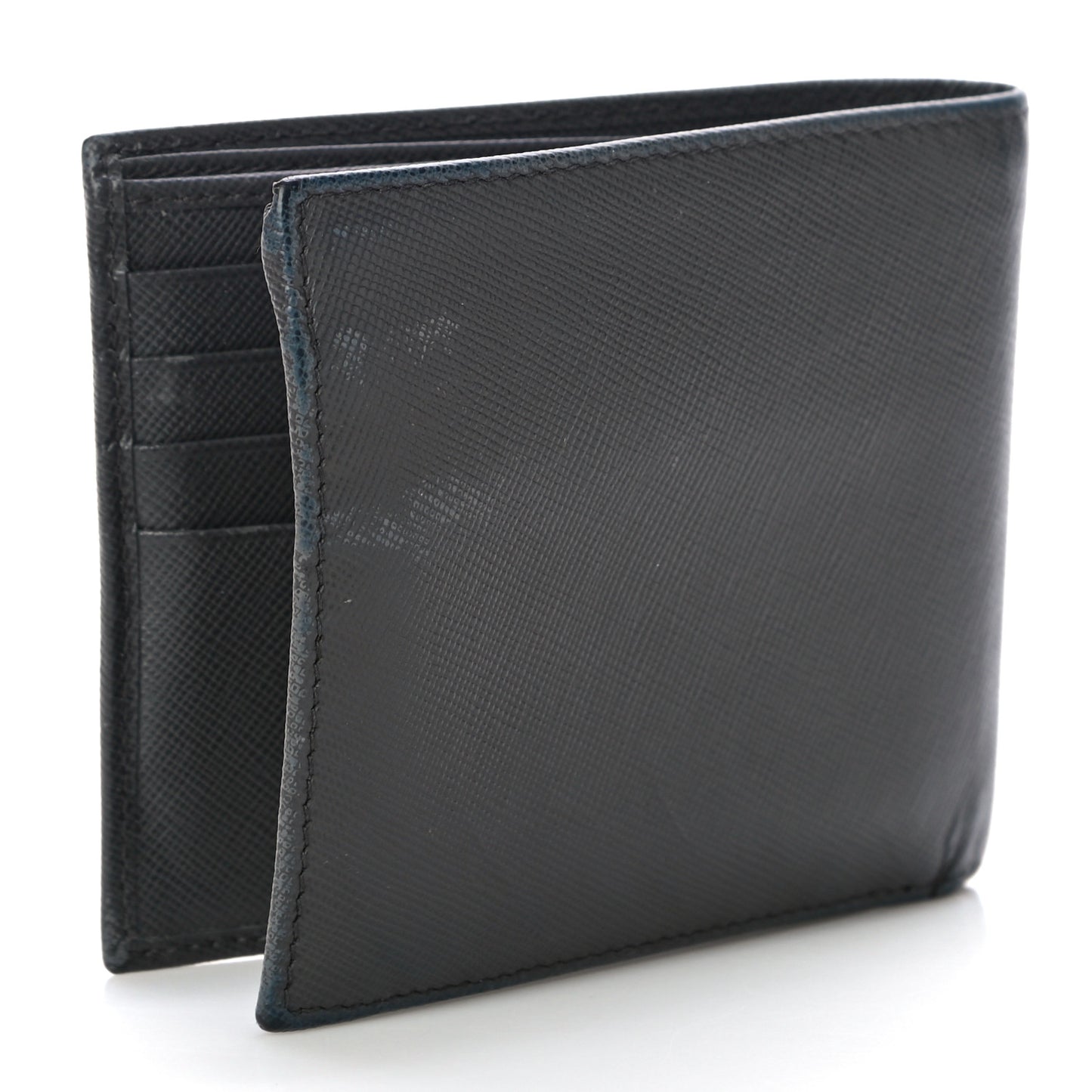 Saffiano Bi-Fold Wallet Grafite