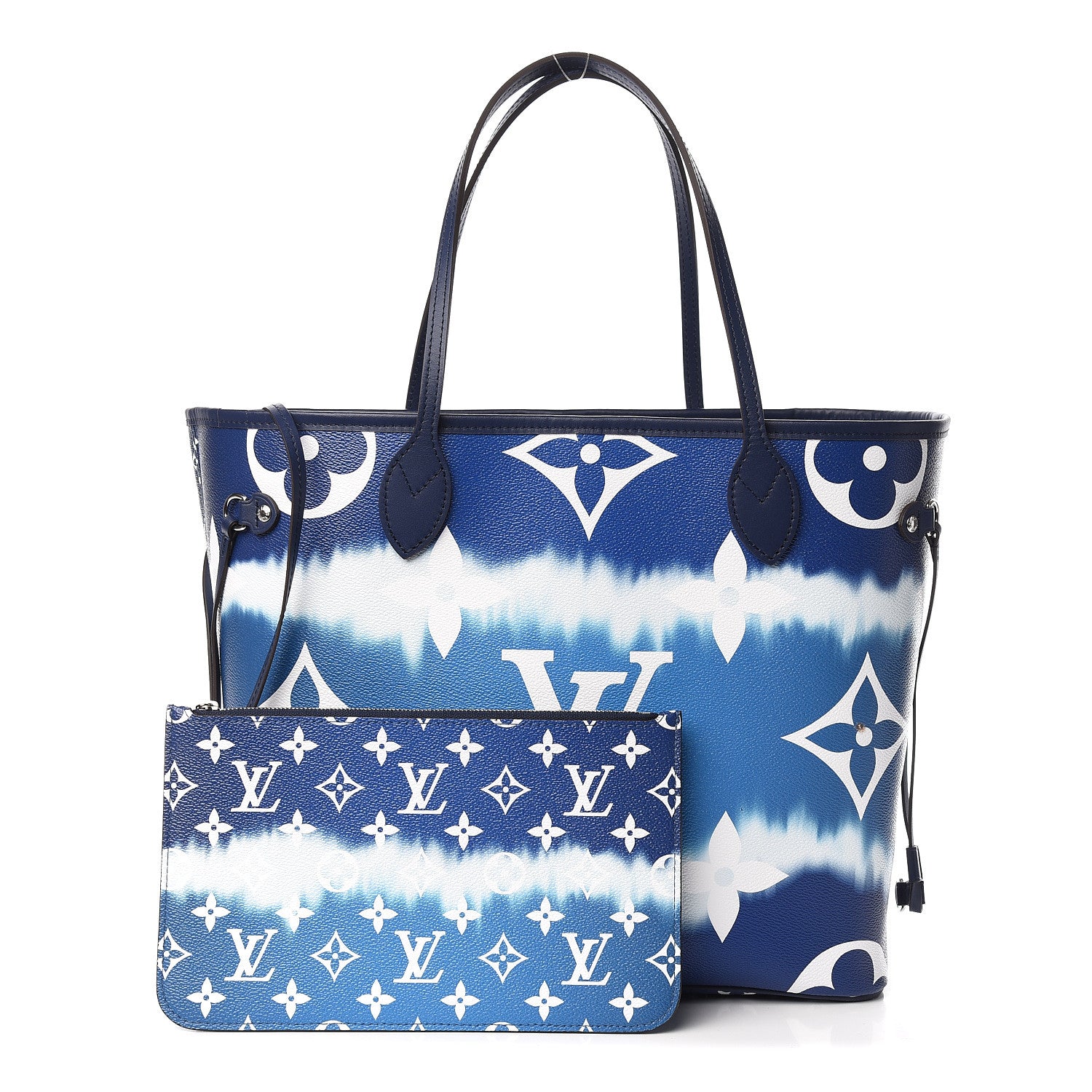 Louis Vuitton Monogram Escale Neverfull MM Blue 1 of 11