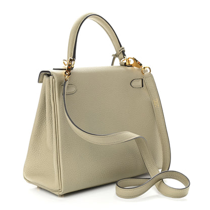 Hermes Togo Kelly Retourne 25 Sauge 3 of 11