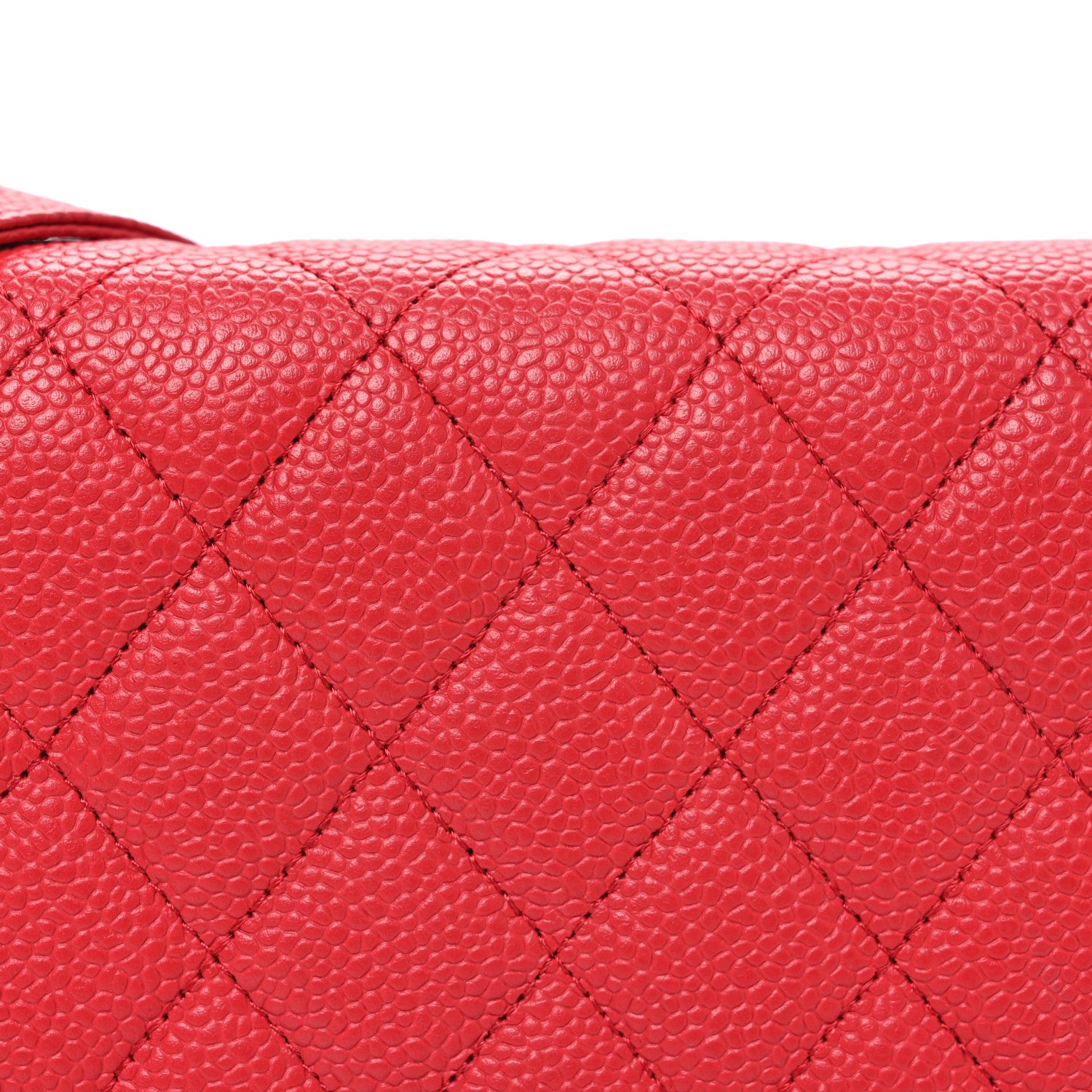 Chanel Caviar Quilted Boy Wallet On Chain WOC Red 9 of 14