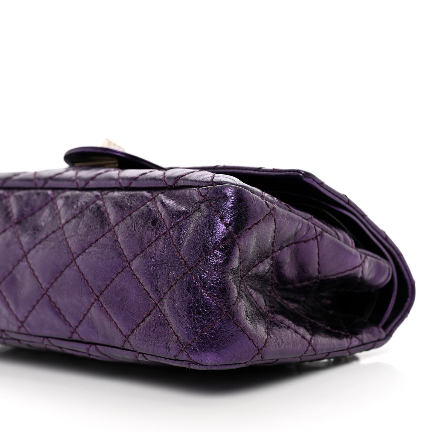 Metallic Calfskin 2.55 Reissue 225 Flap Violet