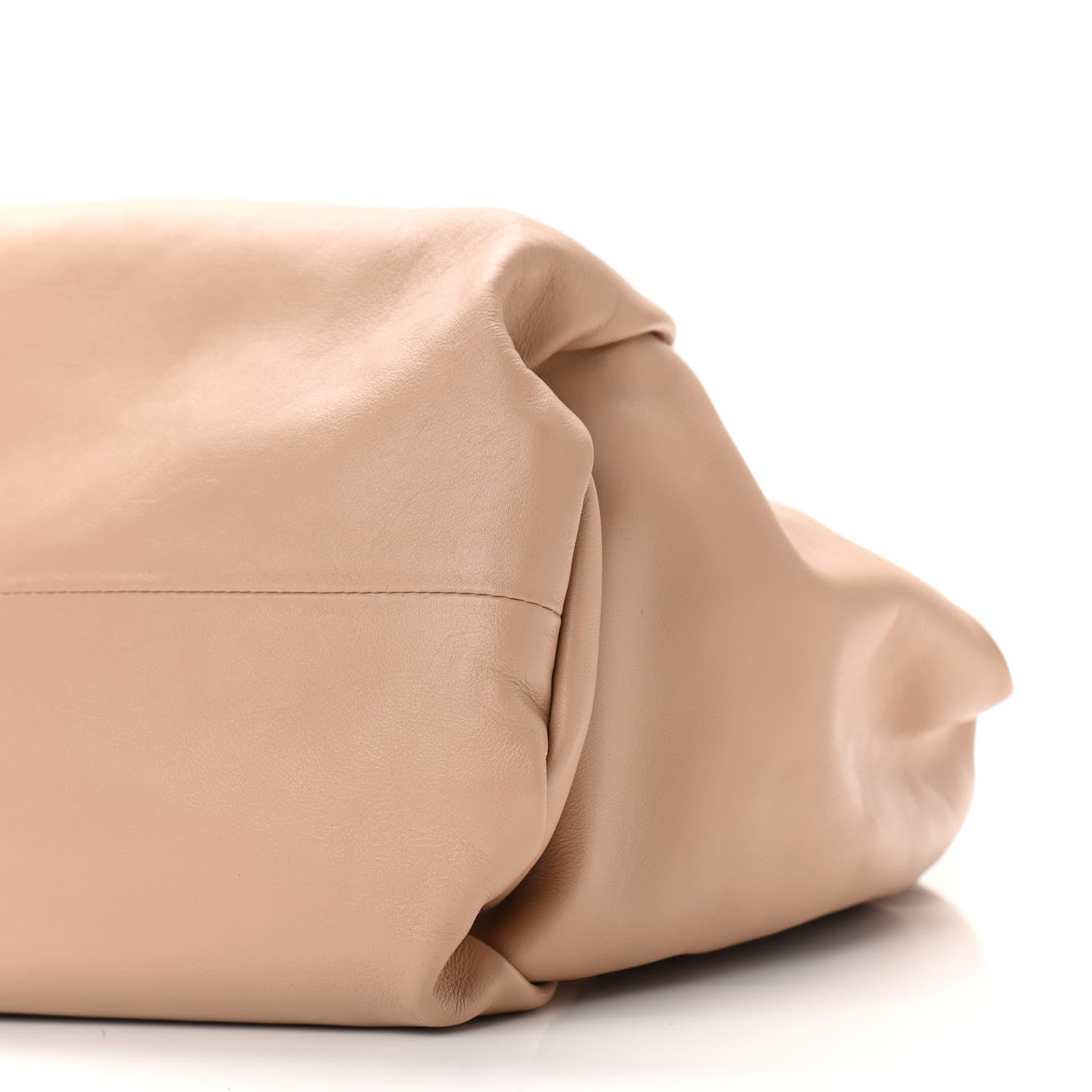 Bottega Veneta Smooth Butter Calfskin Small The Shoulder Pouch Almond 10 of 10