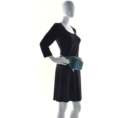 Chanel Caviar Quilted Business Affinity Waist Belt Bag Dark Turquoise 3 of 10