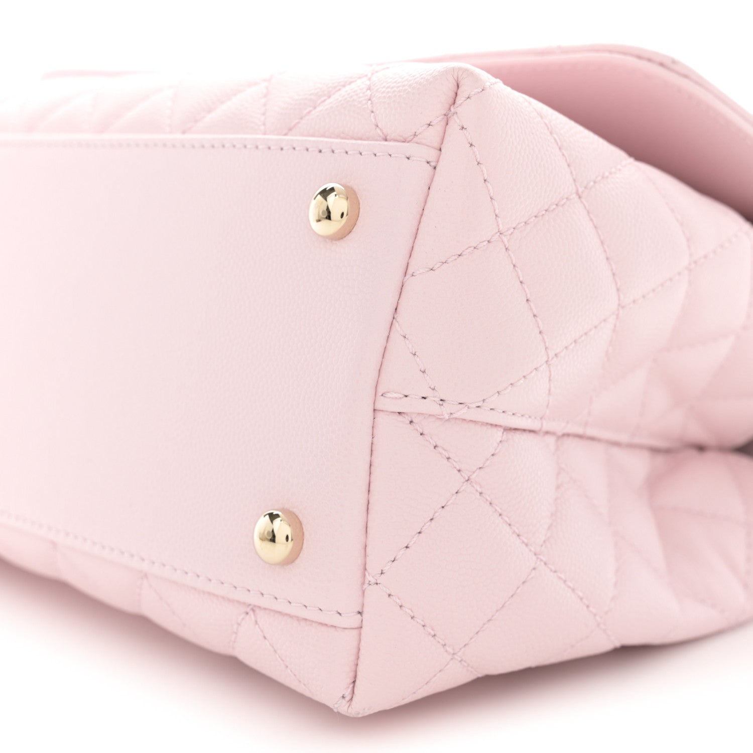 Chanel Caviar Quilted Small Coco Handle Flap Light Pink 10 of 12